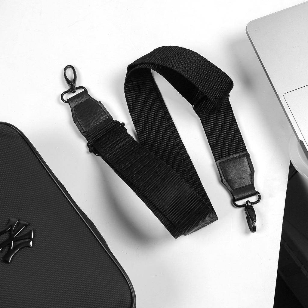 Túi đeo chéo nam, nữ unisex NY logo kim loại
