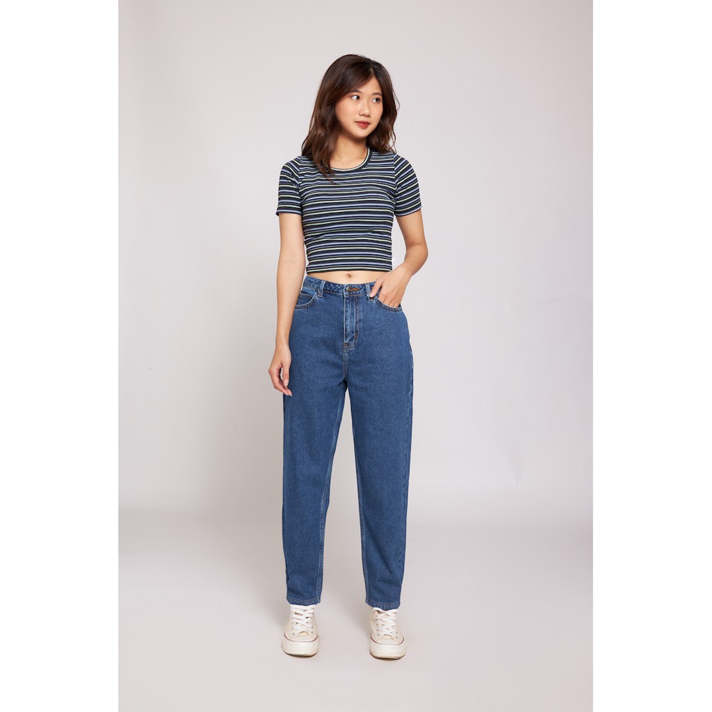 Áo Thun Croptop Nữ BOO 100%Cotton Dáng Ôm Nhiều Màu