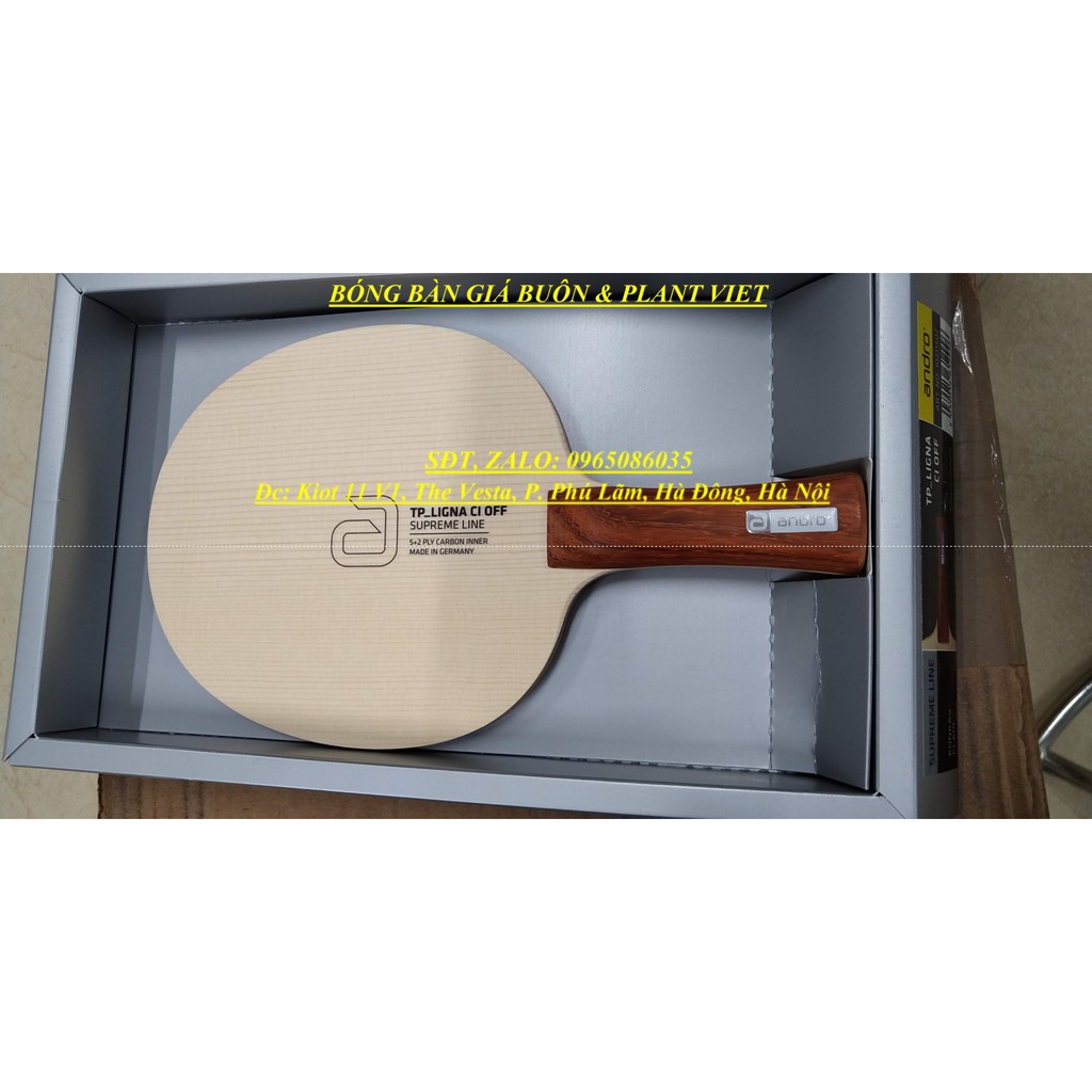 CỐT VỢT BÓNG BÀN ANDRO TP LIGNA CI OFF S