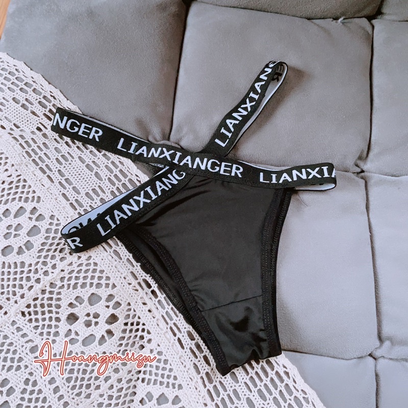 Đồ lót áo ngực nữ, quần lót nữ cao cấp phong cách thể thao đai viền chữ | BigBuy360 - bigbuy360.vn