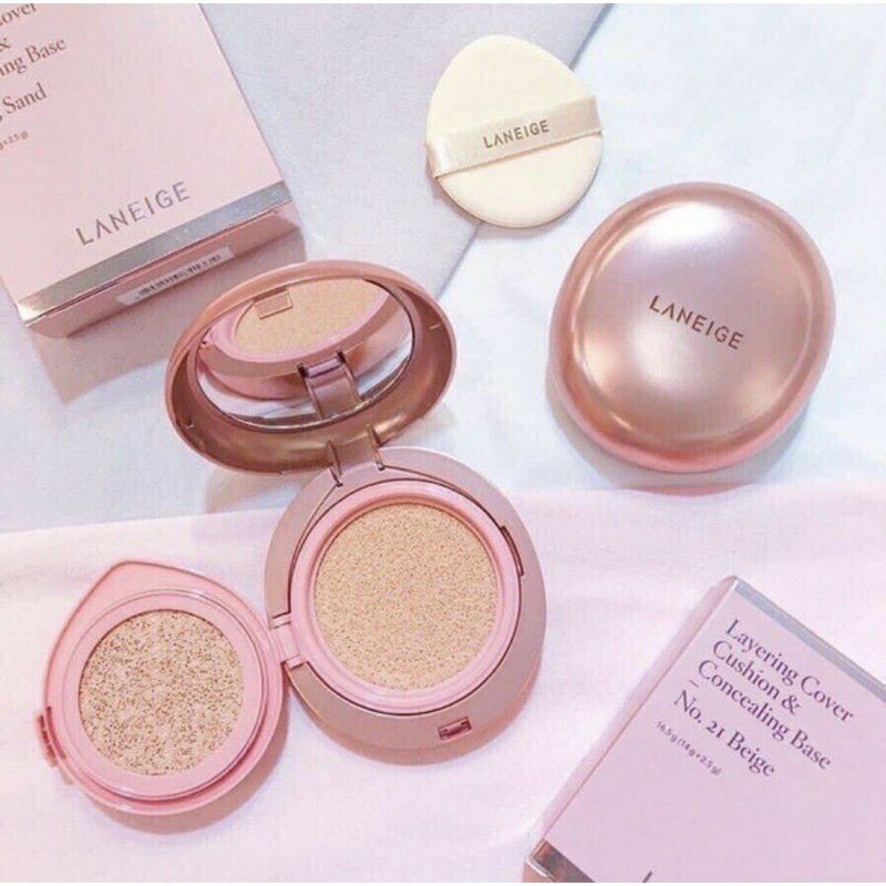 [Auth- Săn Sale] Phấn nước Layering Cover Cushion Laneige 2in1 | BigBuy360 - bigbuy360.vn