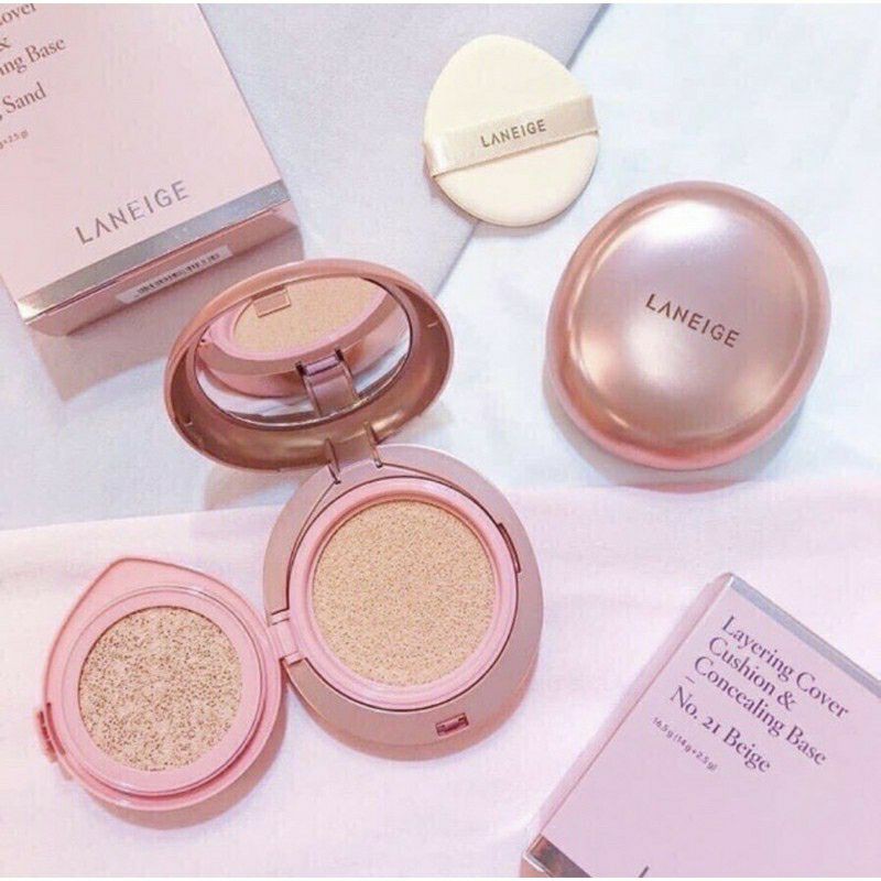 [Auth- Săn Sale] Phấn nước Layering Cover Cushion Laneige 2in1