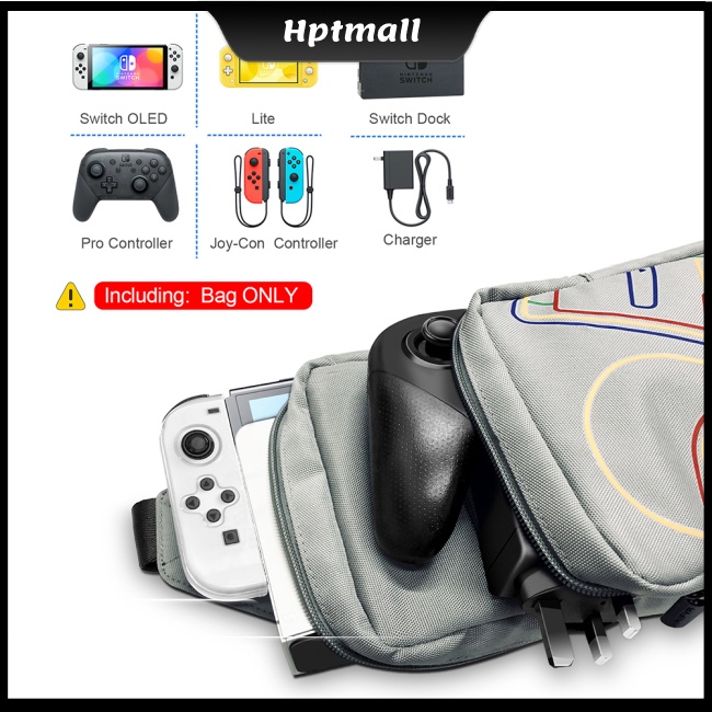 Túi Đeo Vai Đựng Máy Chơi Game Switch Oled Ns Đa Năng Tiện Dụng