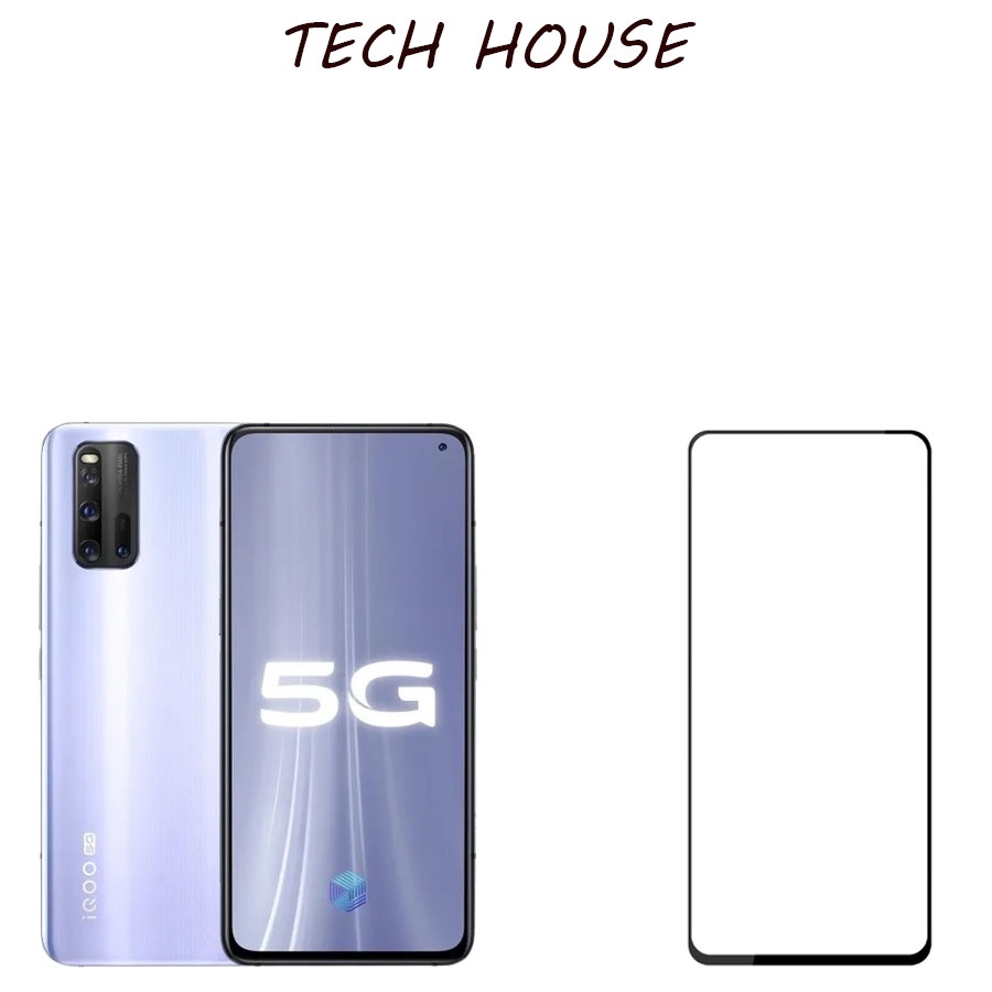 Kính cường lực Vivo iQoo Z1 / Z1x (Full màn, Full keo)