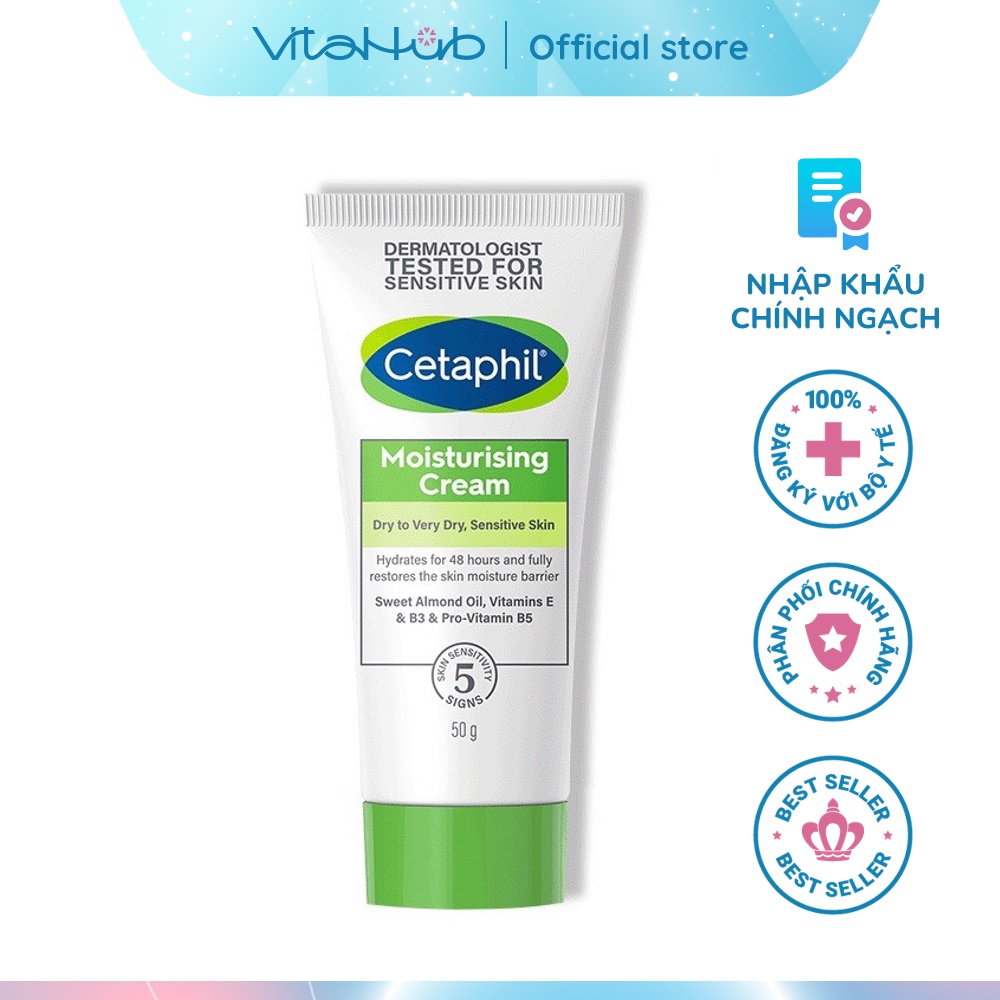 Kem dưỡng ẩm Cetaphil Moisturising Cream 50g