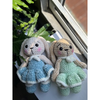 Thú bông móc len - Thỏ bông - Thú bông handmade 100%
