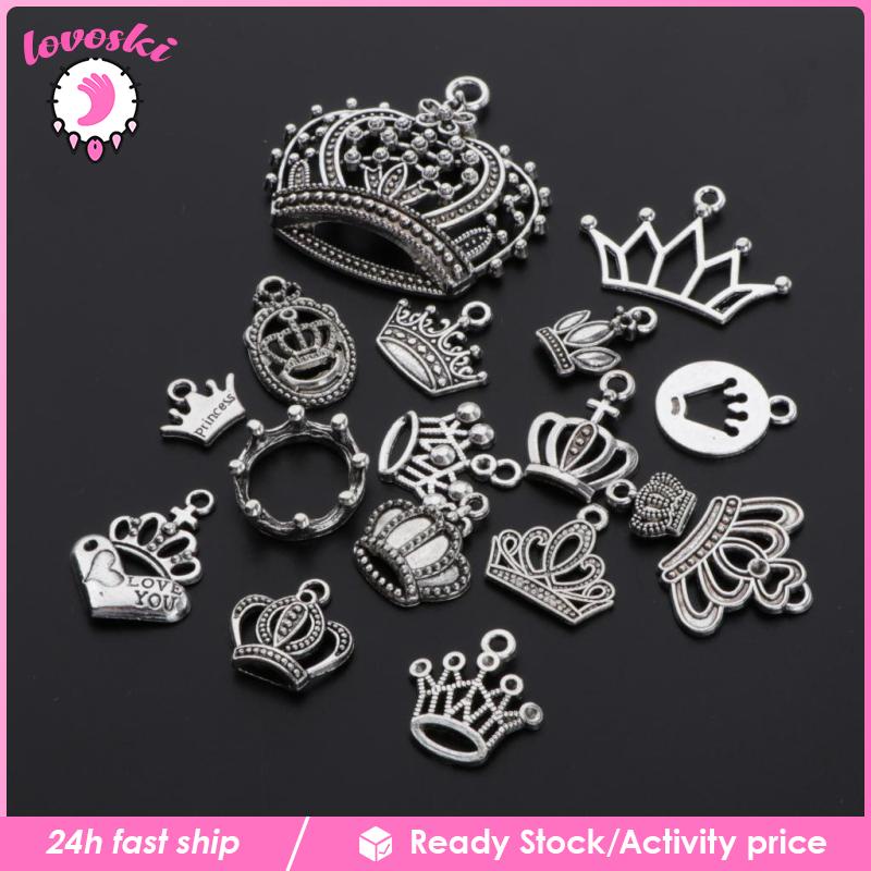 Móc Khóa / Vòng cổ / Túi Xách Mini 17x Hình Vương Miện Dễ Thương