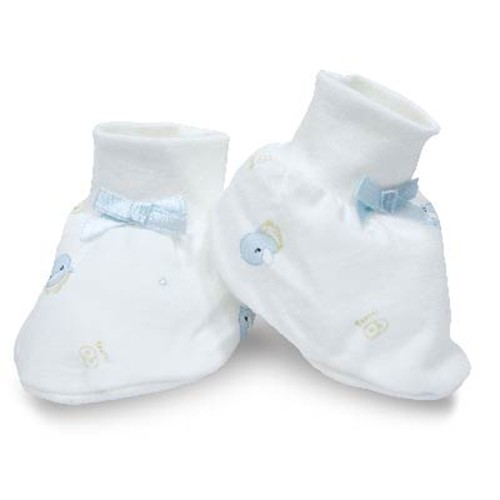 Bao chân cho bé sơ sinh 100% cotton mềm kuku ku2330 ( 1 đôi )