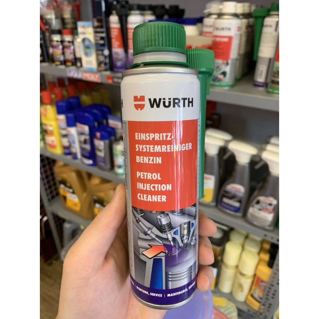 Súc béc xăng Wurth Petrol Injection System Cleaner 300ml 5861111300