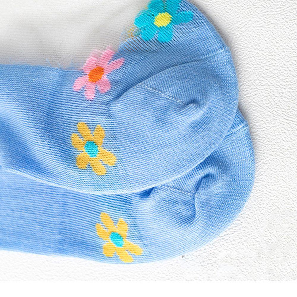 Vớ Cổ Vừa Trong Suốt Thoáng Khí In Họa Tiết Hoa Hoạt Hình Thời Trang Mùa Hè Cho Nữ VANES1