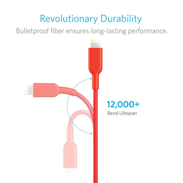 Anker Powerline Ii Cable 3ft Lightning Cho Iphone - A8432H91