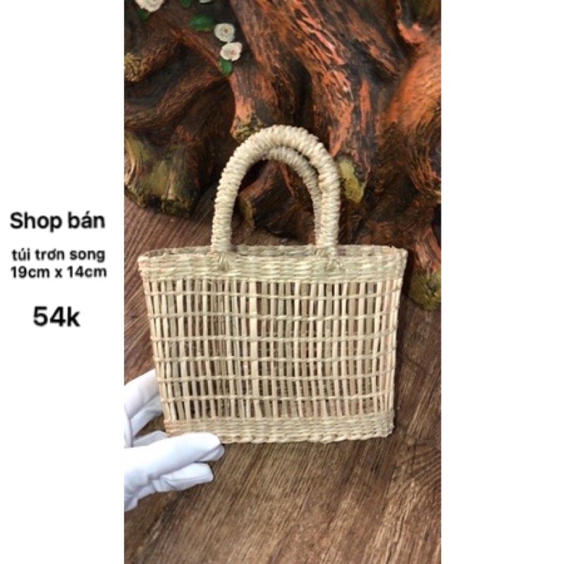 Túi cói thiết kế quai dày đẹp xuất sắc (Nàng Cói)