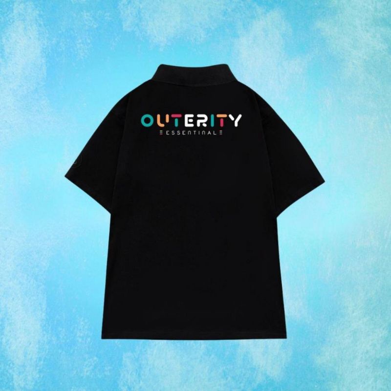 Áo polo Full size 💯%Kèm hình thật 💯% B'teen tay lỡ unisex OUTERITY