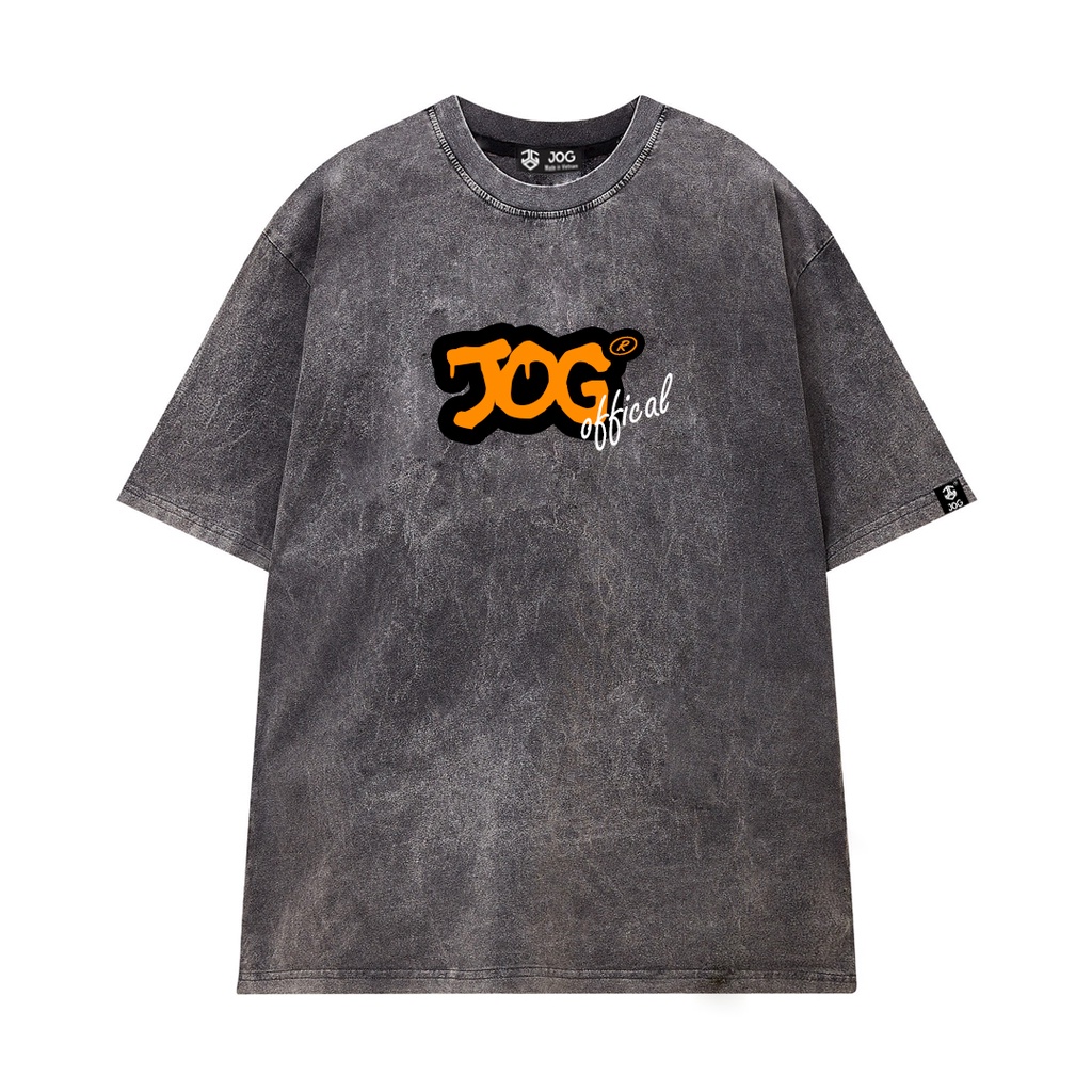 Áo thun Jog Official Unisex Nam Nữ Oversize Cotton 100% Co giãn 2 chiều