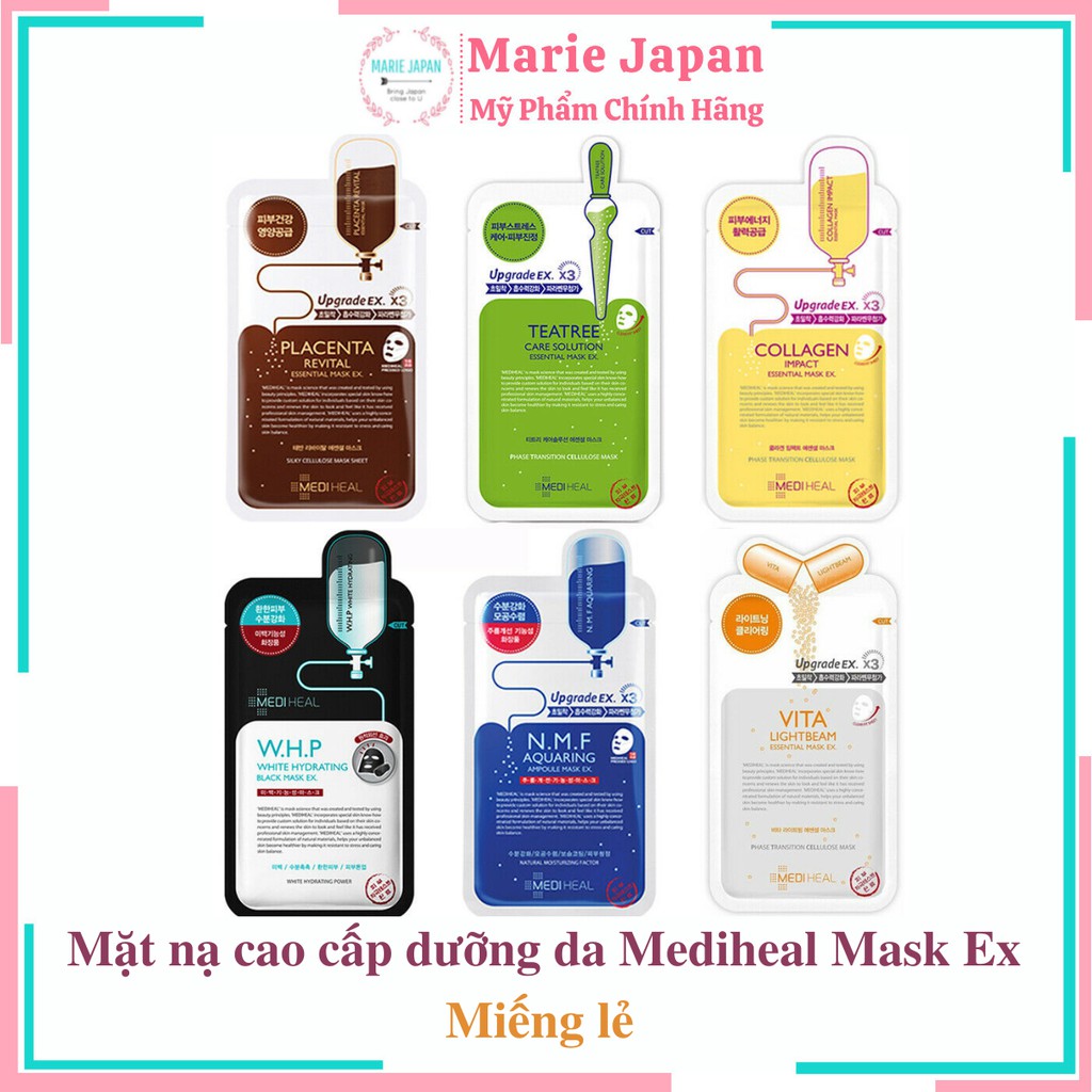 Mặt nạ cao cấp dưỡng da Mediheal Mask Ex - Miếng lẻ