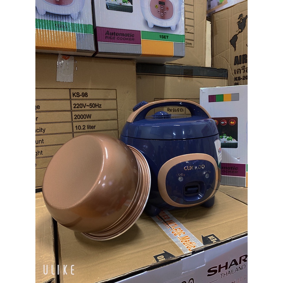Nồi Cơm Điện mini cuCKoo CR387 Hàn Quốc - Dung tích 1L, kiểu dáng Con Lợn Siêu Đáng Yêu, BH 12 tháng