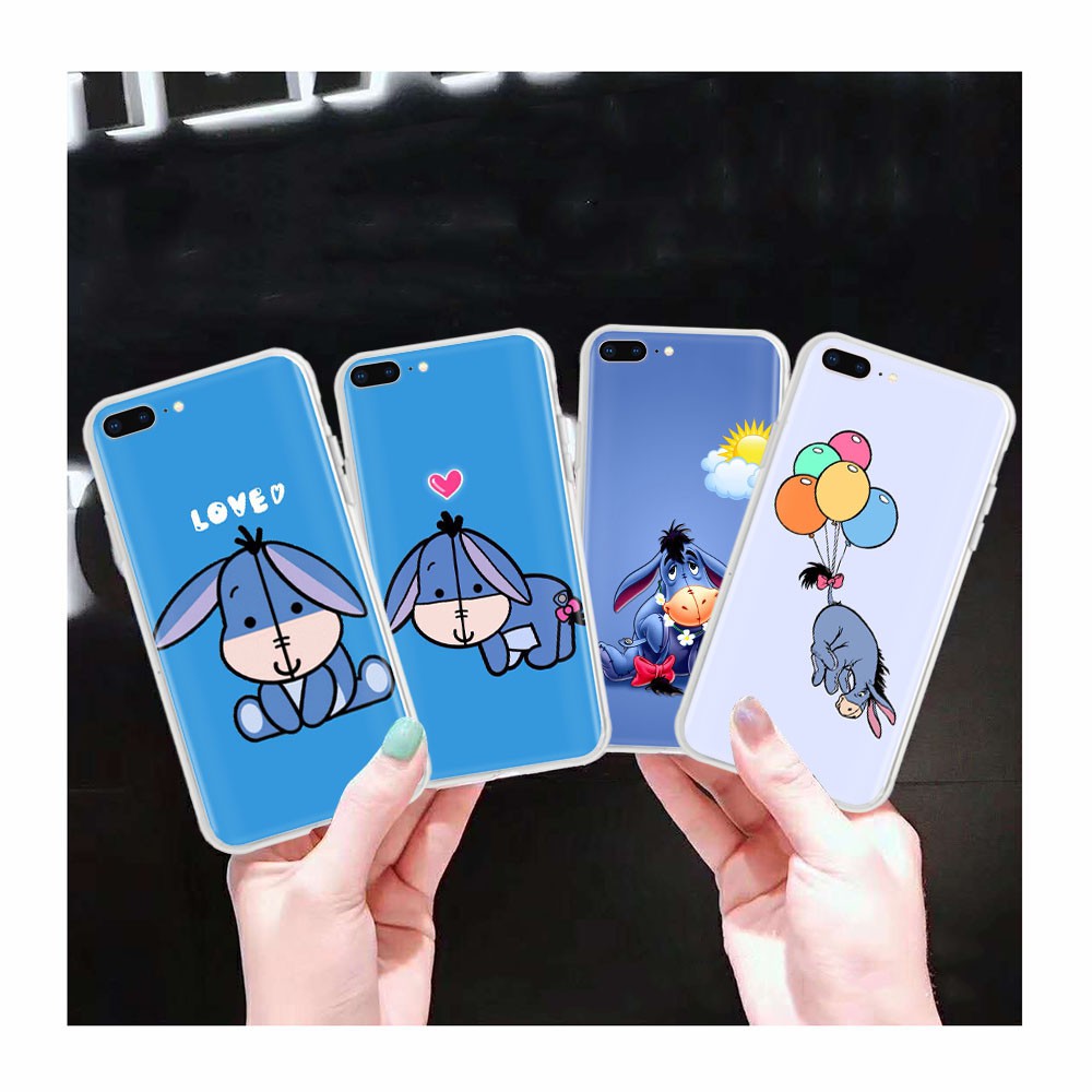 Ốp Điện Thoại Trong Suốt In Hình Chú Lừa Eeyore At40 Cho Iphone 6s 6 7 8 Plus 5 5s Se 5c 4 4s