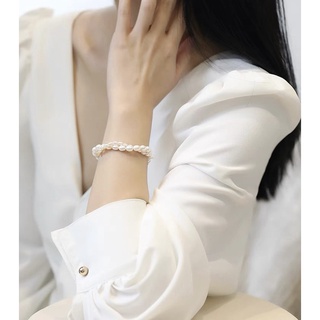 Vòng tay trai đôi hạt gạo size 4 + 7 li