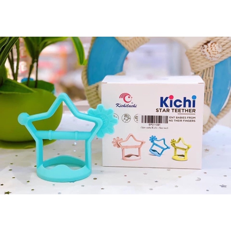 Gặm Nướu Kichilachi Hình Sao Cho Bé Từ 3 Tháng