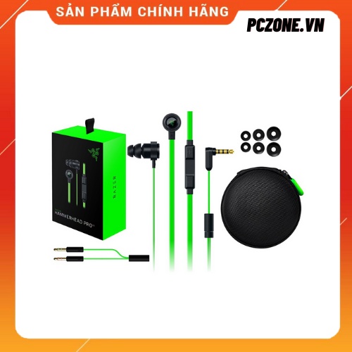 Tai nghe chơi game gaming Razer Hammerhead Pro V2 In-Ear Headset - Chính Hãng Việt Nam Bảo Hành 24 Tháng