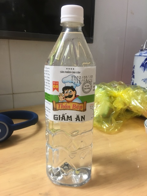 Giấm ăn tinh luyện Thần Bếp 900ml