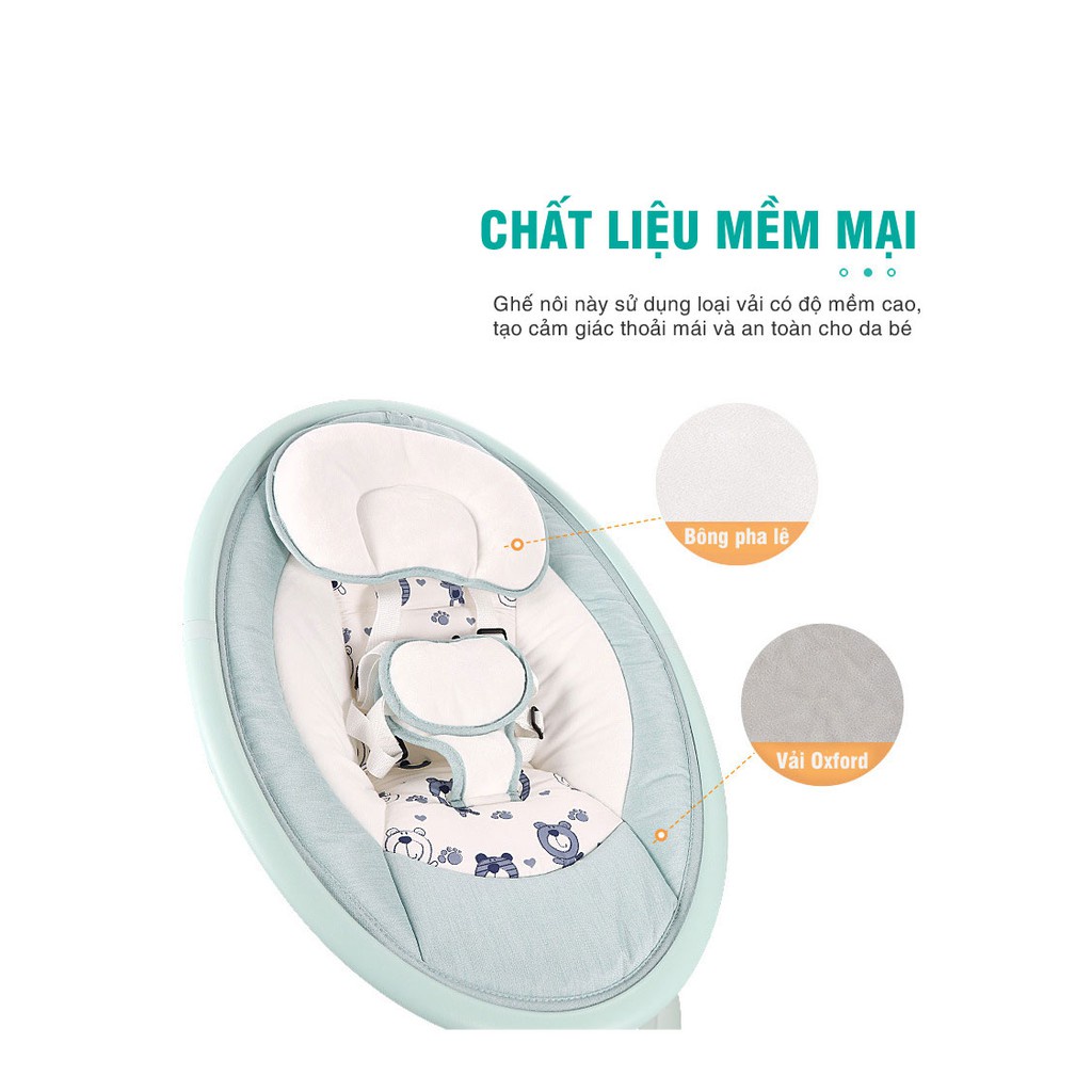 Nôi Điện, Ghế Rung Cao Cấp Cho Bé