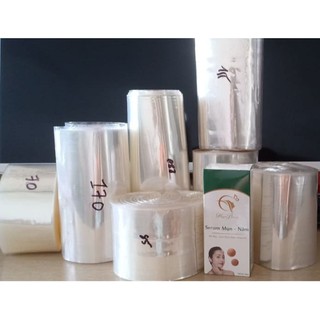 MÀNG PVC BỌC MỸ PHẨM[cuộn 1kg]|màng co nhiệt|màng sấy nhiệt|màng bọc hũ hộp kem no1 body|màng co pvc đủ size|màng co 1KG