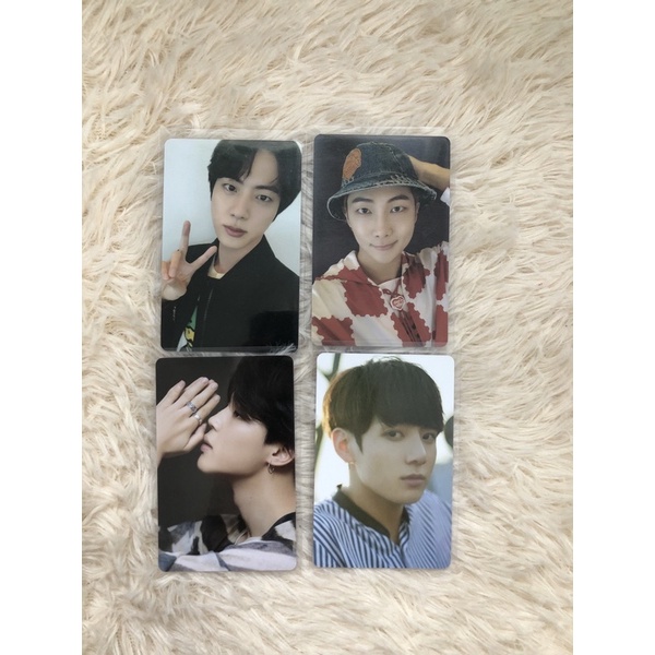 Bộ 4 ảnh thẻ bài bo góc BTS photocard chính hãng