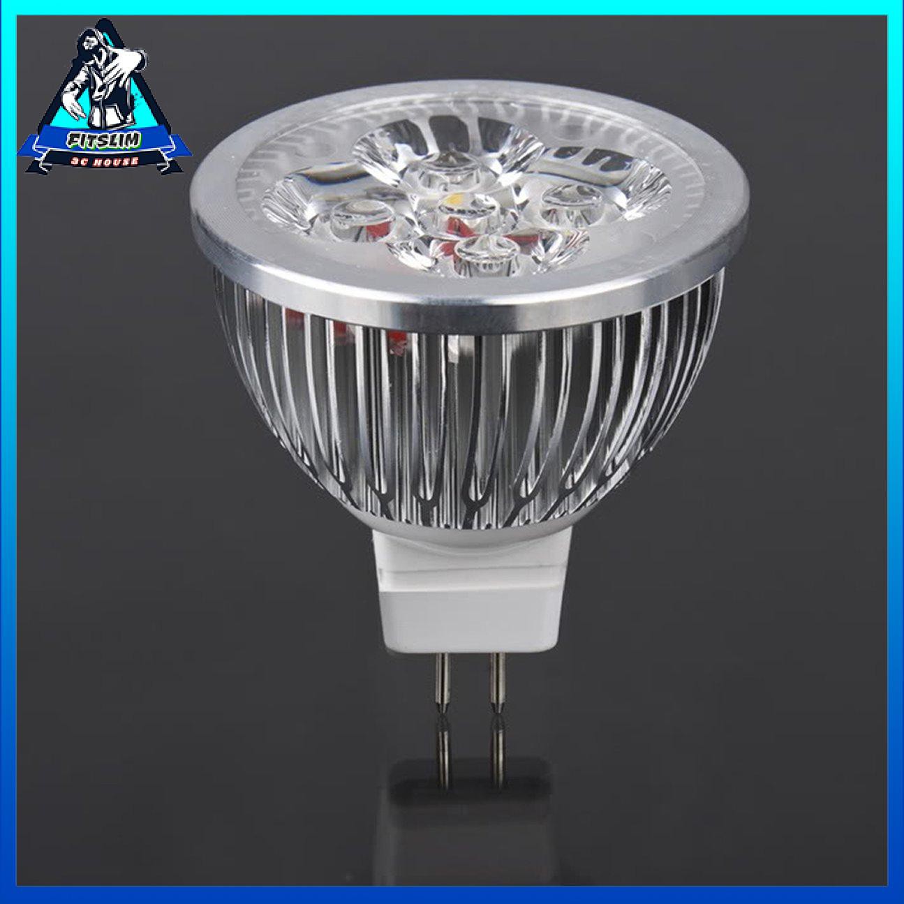 Bóng đèn LED góc chùm 45 độ MR16 Đèn chiếu sáng trắng ấm 4W Đèn chiếu điểm 12V