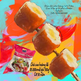 Viên thả lẩu - Cua Hoàng Đế căt khoanh ( Hàng Malay - Ocean Ria ) - gói 500gr