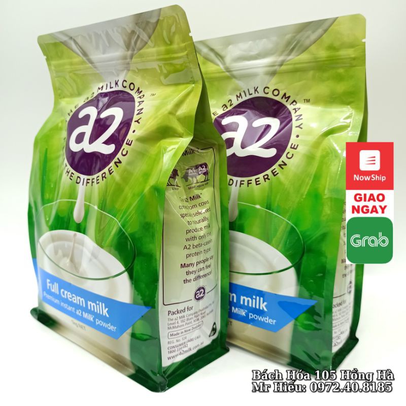 [Date T2.2022] Sữa tươi dạng bột A2 nguyên kem 1kg