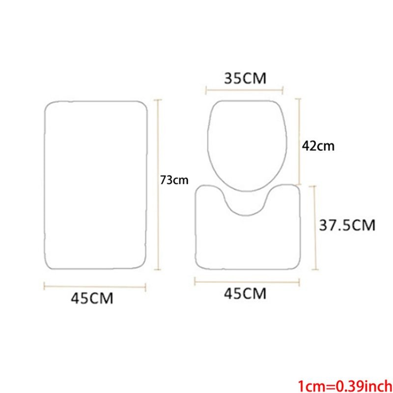 Vỏ Bọc Nắp Bồn Cầu Họa Tiết Giáng Sinh 3d