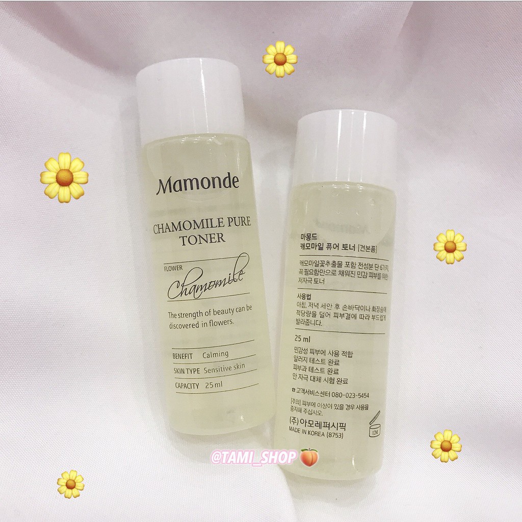 SET NƯỚC HOA HỒNG MAMONDE FLOWER TONER TRIAL KIT