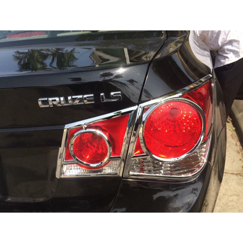 🔥 Freeship 🔥 Bộ Ốp viền đèn pha hậu mạ crom xe Cruze cao cấp/ Phụ kiện làm đẹp, đồ chơi xe Cruze
