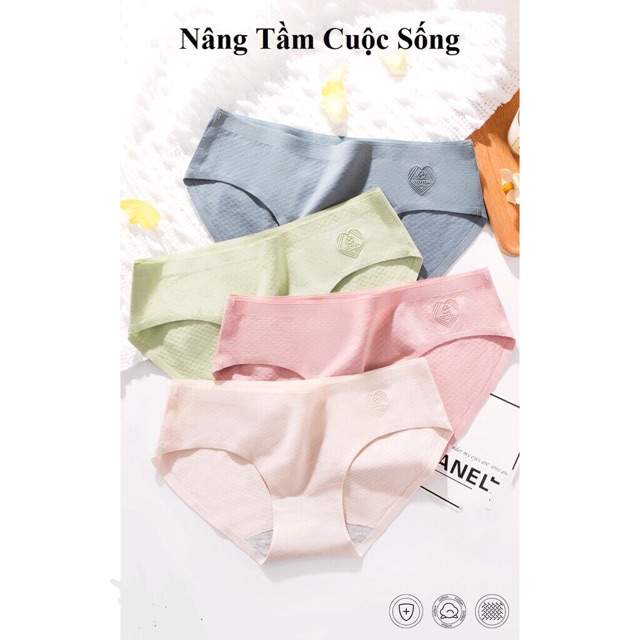 Quần Lót Cotton Tim Sợi Bông Thông Hơi Kháng Khuẩn Cao Cấp 055 | BigBuy360 - bigbuy360.vn