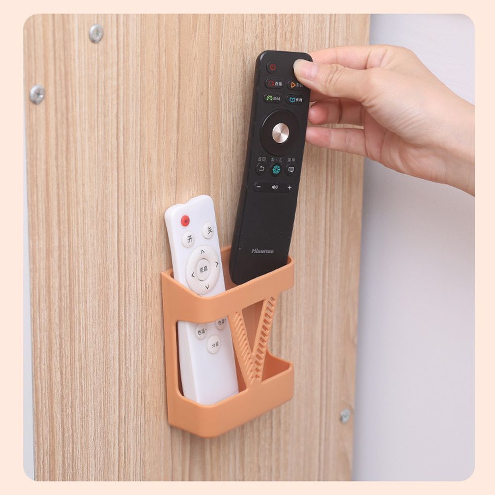 SHOUHOU Wall Mounted Organizer Box Remote Control Air Conditioner Colorful Storage Case Mobile Phone Plug Holder