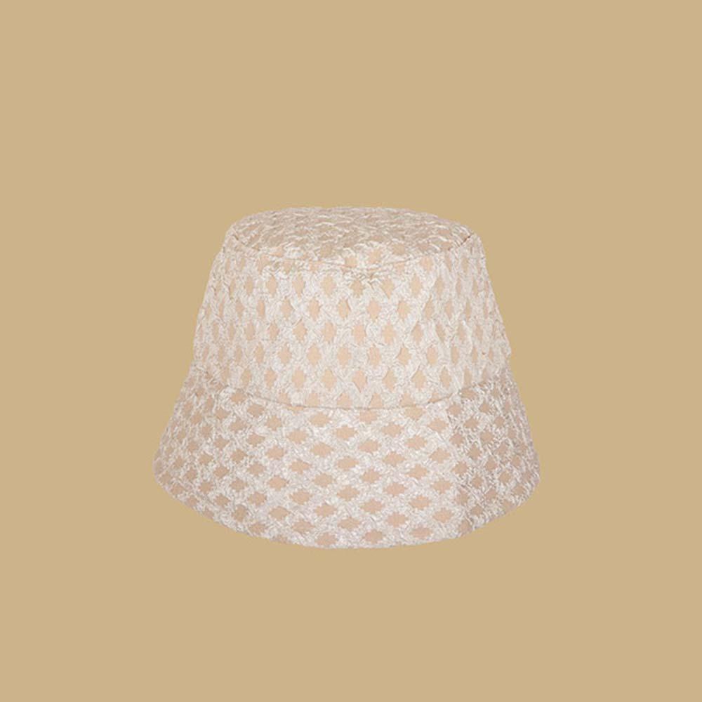 Nón tai bèo vải nylon phối lưới phong cách Hàn Quốc thời trang mùa hè cho nữ