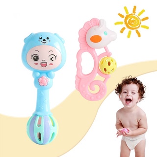 Lục lạc cho bé - Bộ đồ chơi Xúc sắc 7 món hình thú phát tiếng kêu kích thích phát triển vận động và giác quan của bé