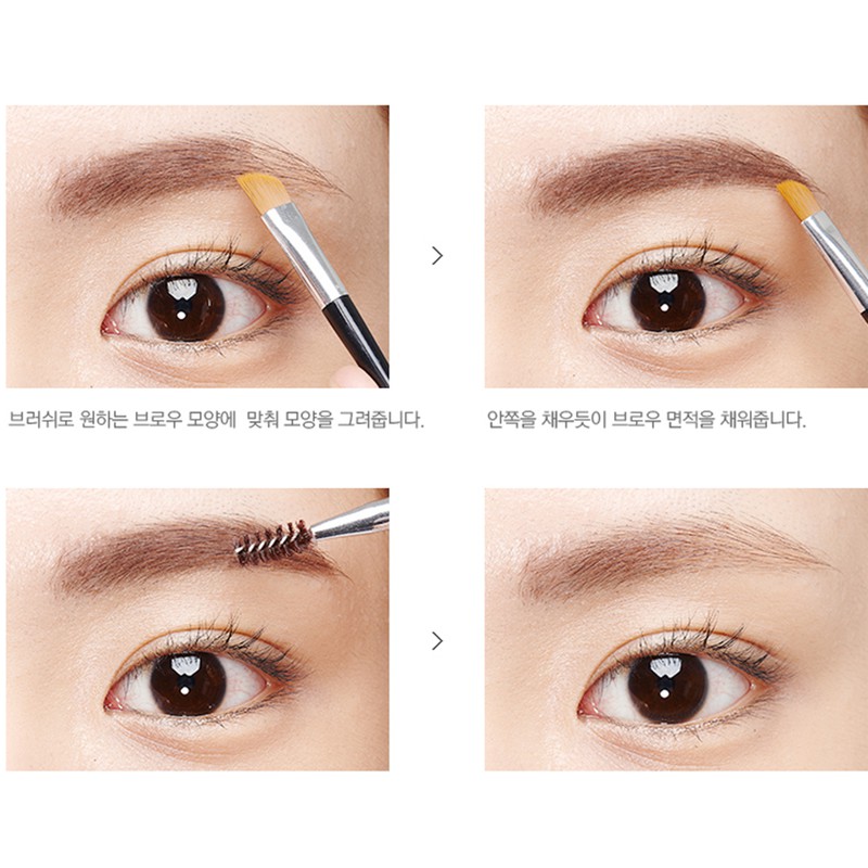 Bột Tán Chân Mày Vacosi Natural Studio EyeBrow Kit VM08 - Hàn Quốc