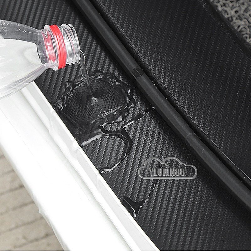 Miếng Dán Cửa Xe Hơi Họa Tiết Sợi Carbon Màu Dạ Quang Chống Nước Chống Trầy Cho Honda Civic Accord HRV CRV BRV Jazz City Fit Odyssey Acura Crosstour Shuttle Insight Passport