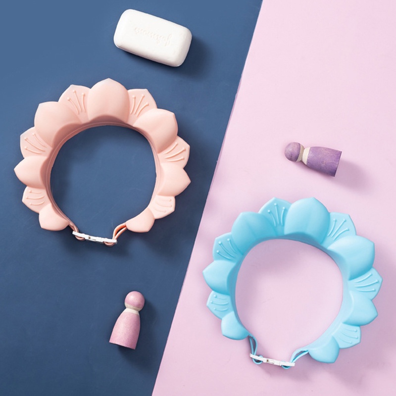 Mũ Gội Đầu Tắm Bảo Vệ Tai Mềm Mại Tùy Chỉnh Tiện Dụng Cho Bé