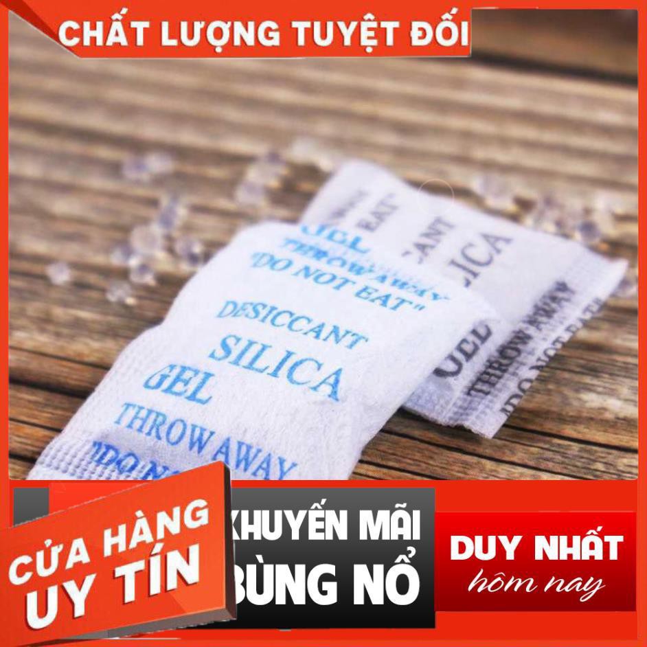 [Hot] Gói hút ẩm Silicagel 1kg loại túi 1/2/3/4/5/10/20/50/100gr/200/500/1000g - dùng trong thực phẩm, hàng hóa, quần áo