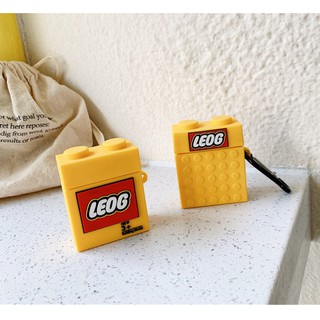 Ốp / Bao / Case airpods silicon hình Lego