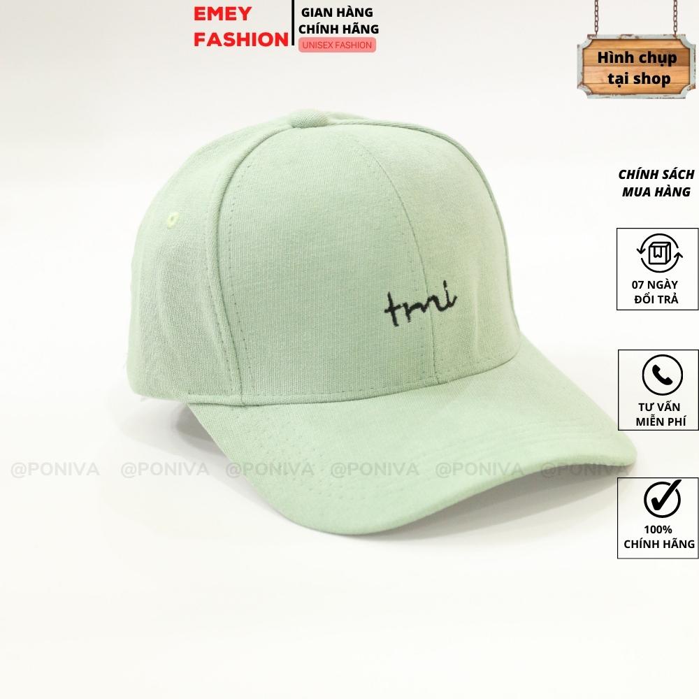 Mũ Lưỡi Trai ❤️ Nón Kết Thêu Chữ Tmi Chất Nhung Mịn Cao Cấp Form Unisex Mẫu Hot Trend 2022