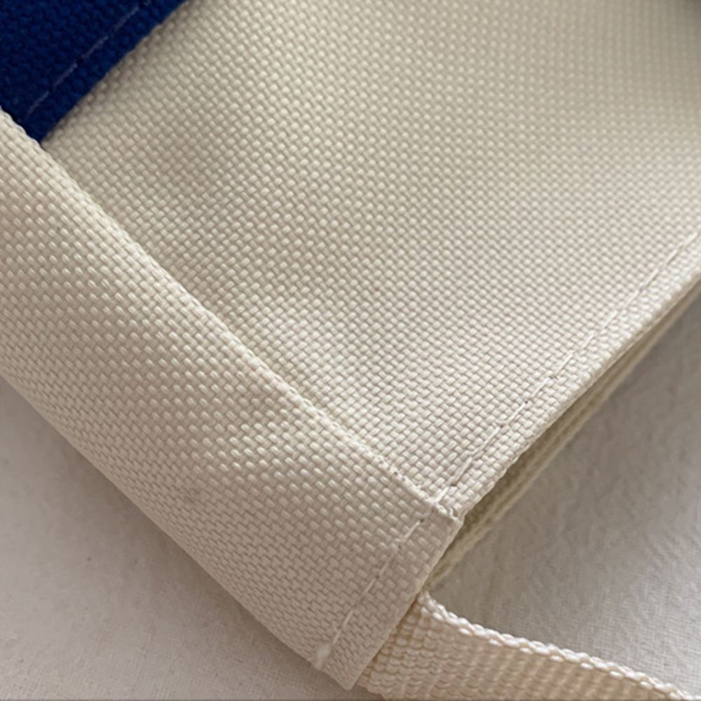 Túi đeo vai bằng vải canvas hình búp bê dễ thương sức chứa lớn phong cách Hàn Quốc thời trang cho nữ