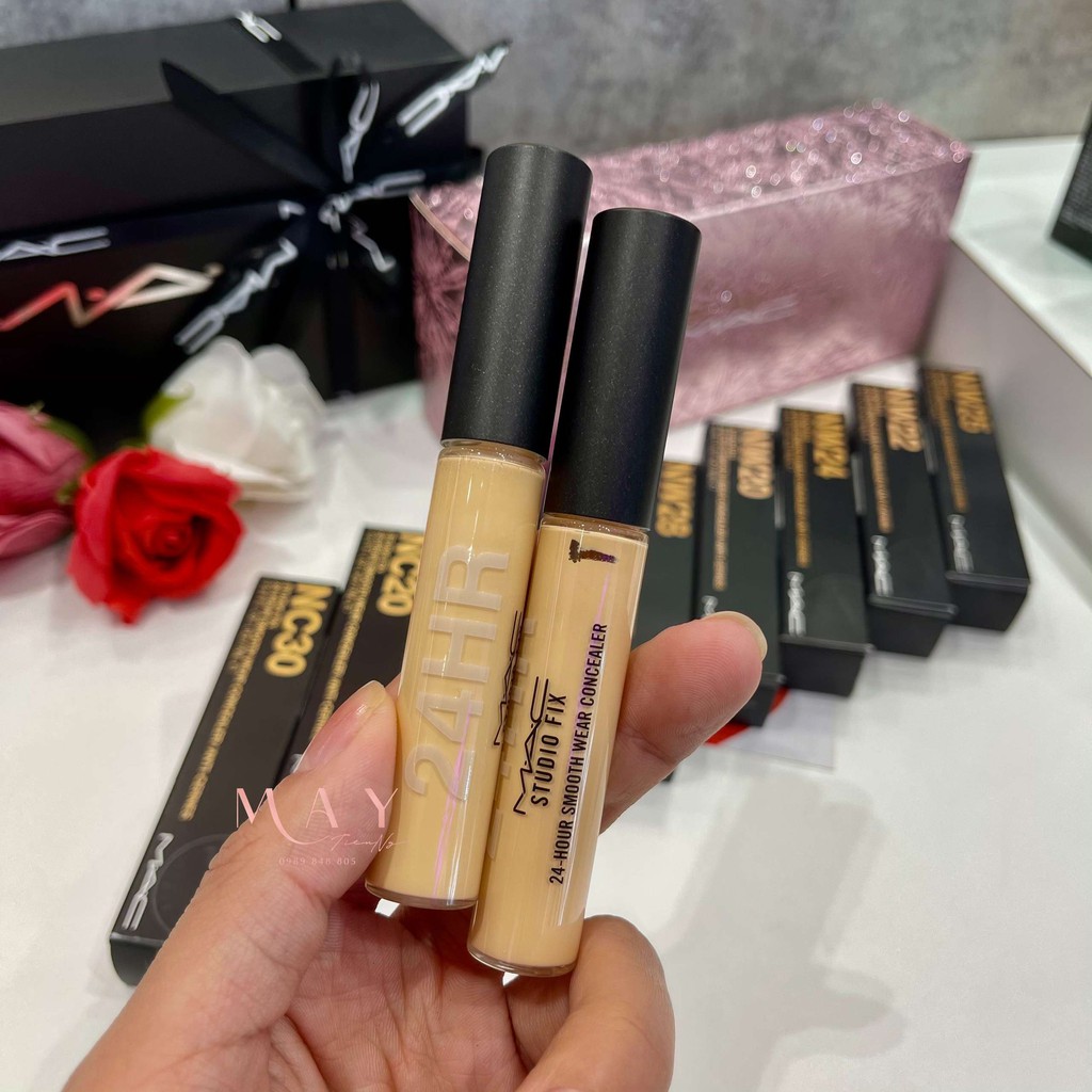 Kem Che Khuyết Điểm Lâu Trôi 24 giờ MAC Studiofix 24-hour Smooth wear Concealer/Anti-Cernes 7ml