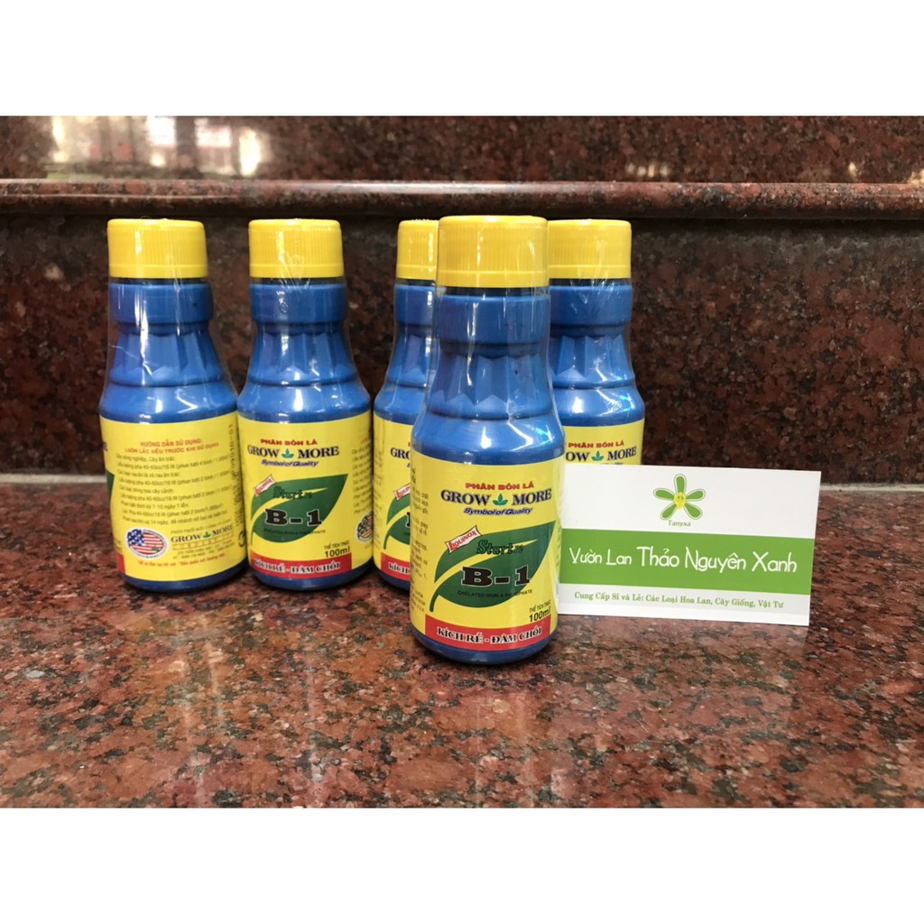 Vitamin B1 100ml Cho Lan - Điều Hòa Nước Và Chất Dinh Dưỡng Cho Cây Phát Triển Tốt Nhất