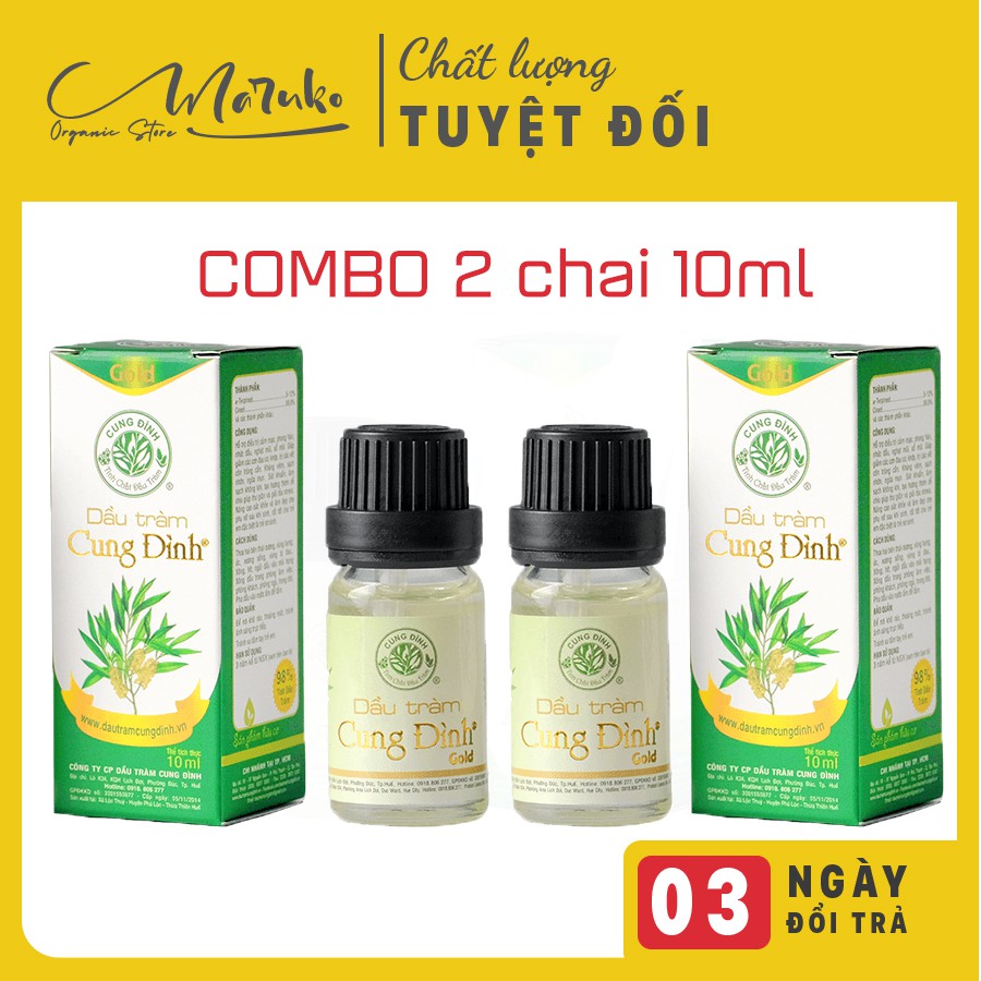 [COMBO] DẦU TRÀM CUNG ĐÌNH 10ml -  50ml | MUA NHIỀU ƯU ĐÃ NGẬP TRÀN