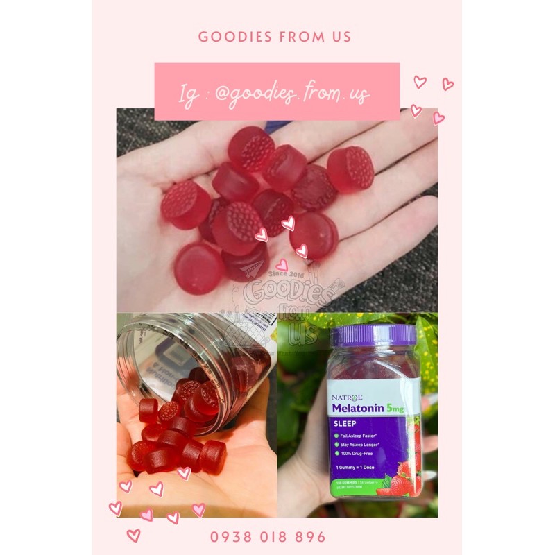 Kẹo dẻo giúp ngủ ngon SALE 50% !!