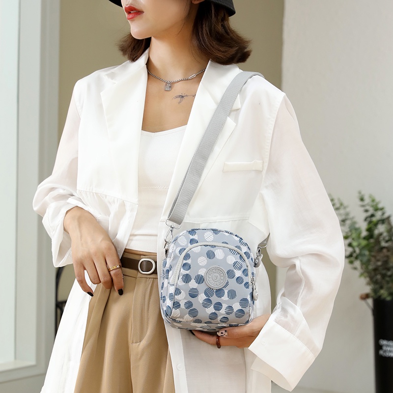 Túi Vải Oxford Mini Đeo Chéo Đựng Điện Thoại Thời Trang Phong Cách Mới Cho Nữ